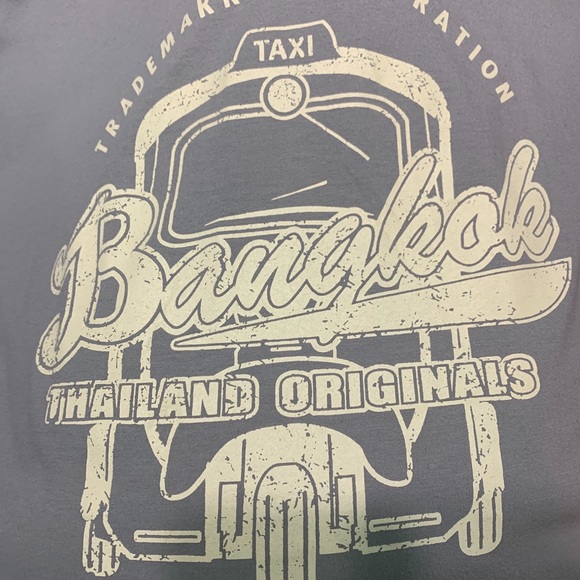 5/$45 Bangkok Taxi Printed Tee - Picture 3 of 3